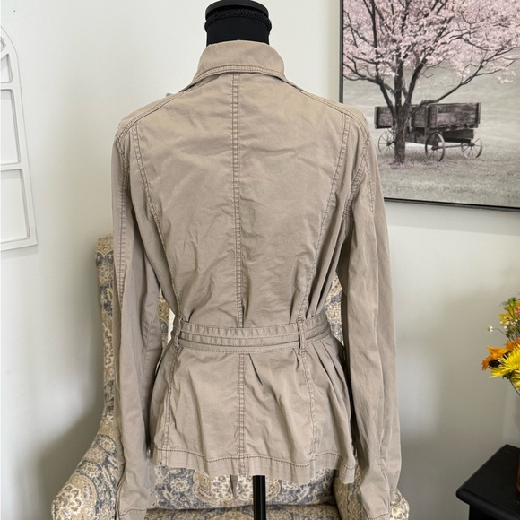 Sonoma Tan Utility Jacket with Drawstring Waist - Picture 3 of 6
